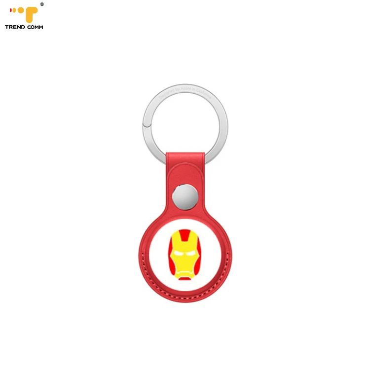

OEM 3D Printed Design Car Key Cover Leather Wholesale PU Holder Case Air tag For iPhone Accessory
