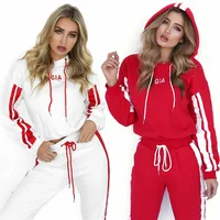 

Women Tracksuit Hoodies Sweatshirts 2Pcs Set