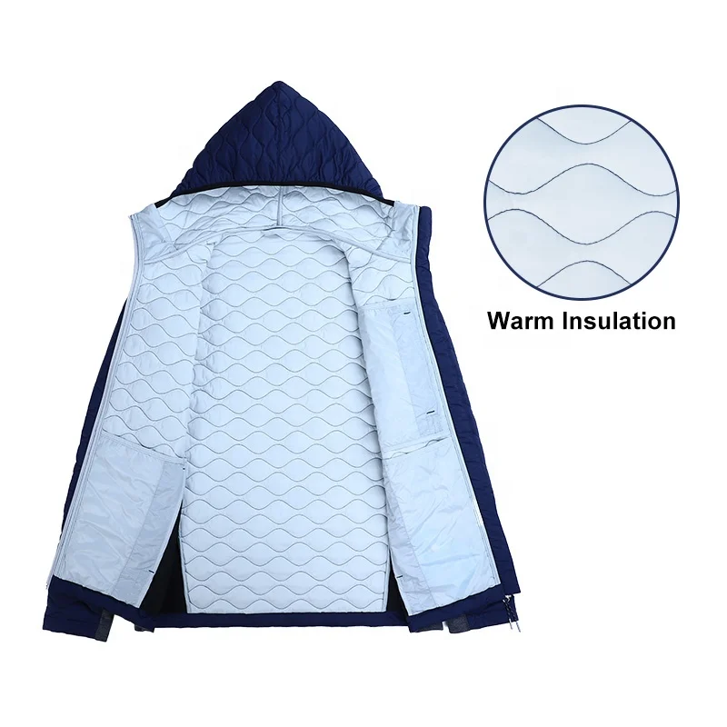 
Custom Logo Men Waterproof Winter Puffer Jacket Plus Size Jackets 