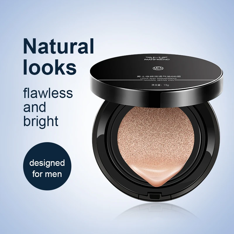 
Factory Price Custom Wholesale Private Pabel Oem Cosmetics Foundation Air BB Cushion For Men 