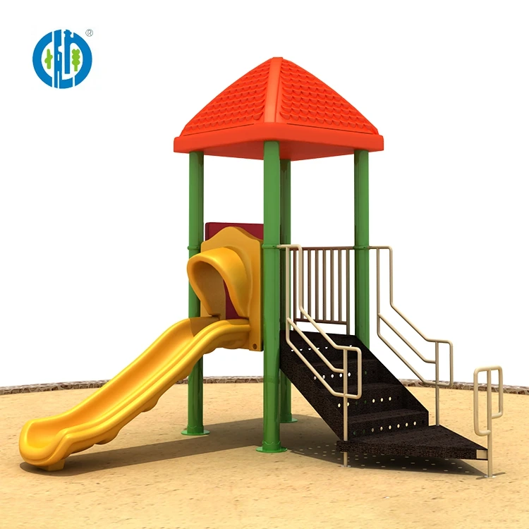 

Small single slides for sale children games outdoor garden playground equipment