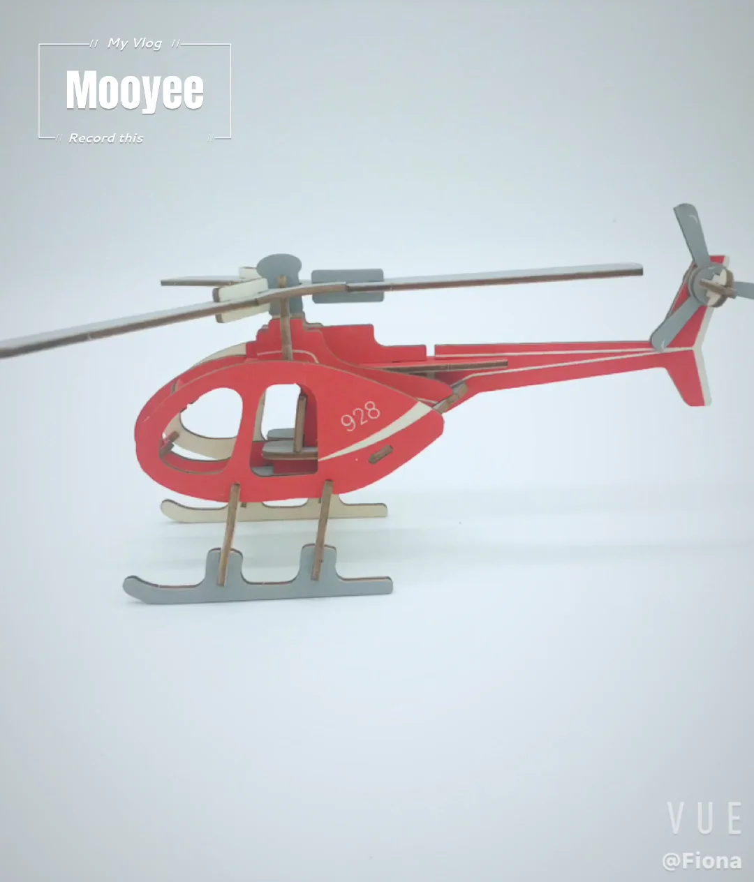 3d Wooden Assembly Puzzle Wood Craft Kit The Helicopter Model Gifts For