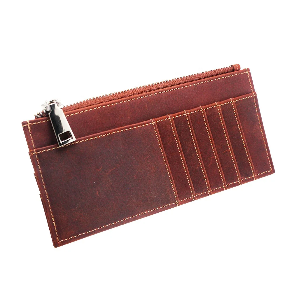 

Boshiho Best Seller Custom blank pocket card holder luxury coin men leather travel latest safety money purse leather wallet