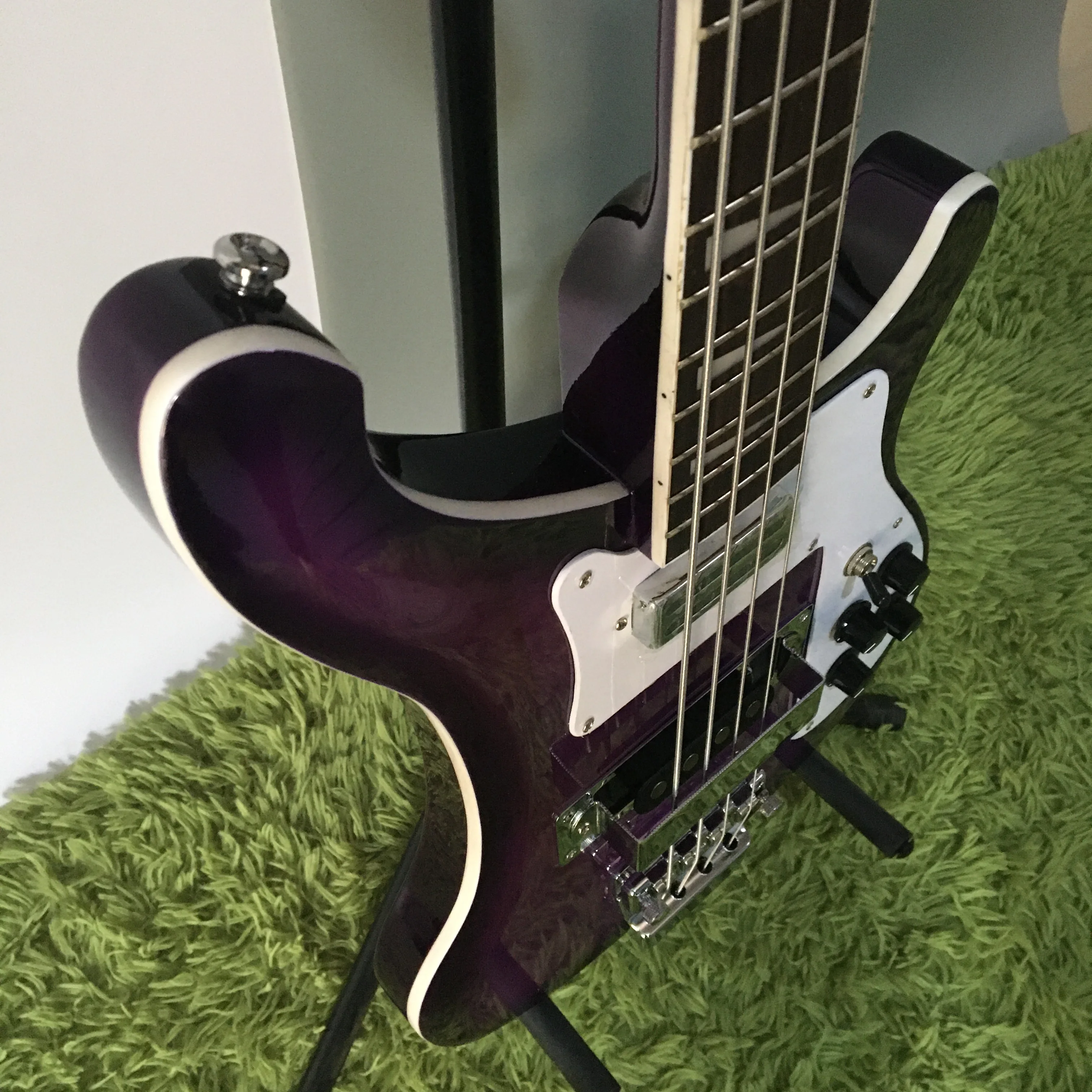 Rickenbackers 4003 Bass Electric Guitar Purple Color Basswood Body Rosewood Fretboard 4Strings Guitarra