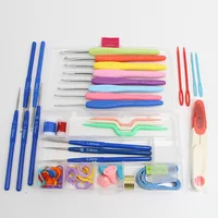 

1Set Crochet hooks Needles Stitches knitting Craft Yarn Sewing Tools Knitting Needles Sets with Case DIY Accessories J0102
