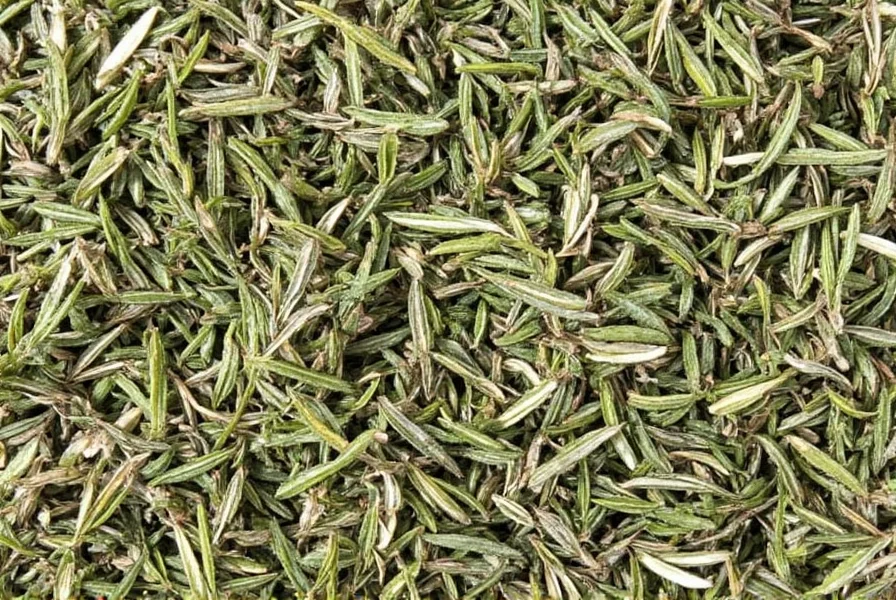 Dried rosemary on a tray