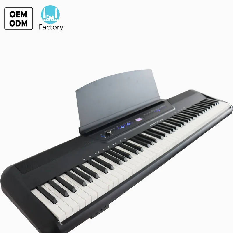 

Instrument keyboard 88 keys piano, Black and white