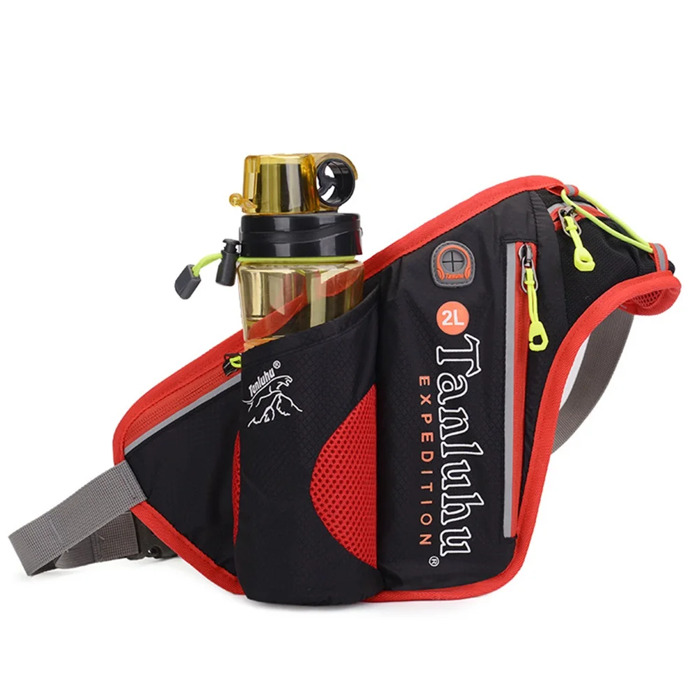 

Waist Running Bags with Bottle Holder Sports Fanny Pack for Camping