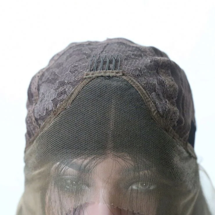 

Jhcentury 12 14 16 18 20 22 24 26 28Inch Synthetic Hair Wigs Yaki Straight Wigs With Lace Front Wigs, Black