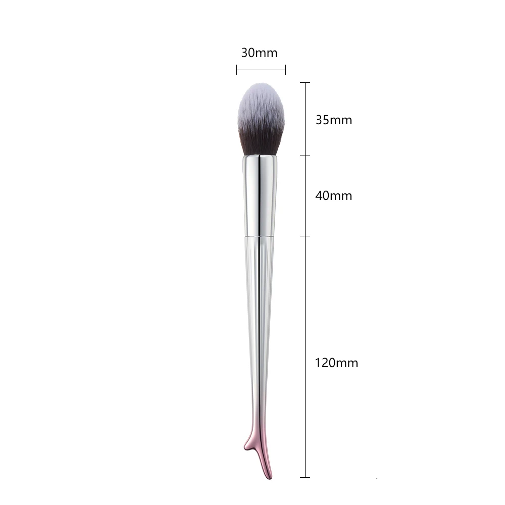 Apsara Deer Highlighting Brush Private Label Soft Loose Foundation Bronze Blush Powder Highlight Makeup Brush