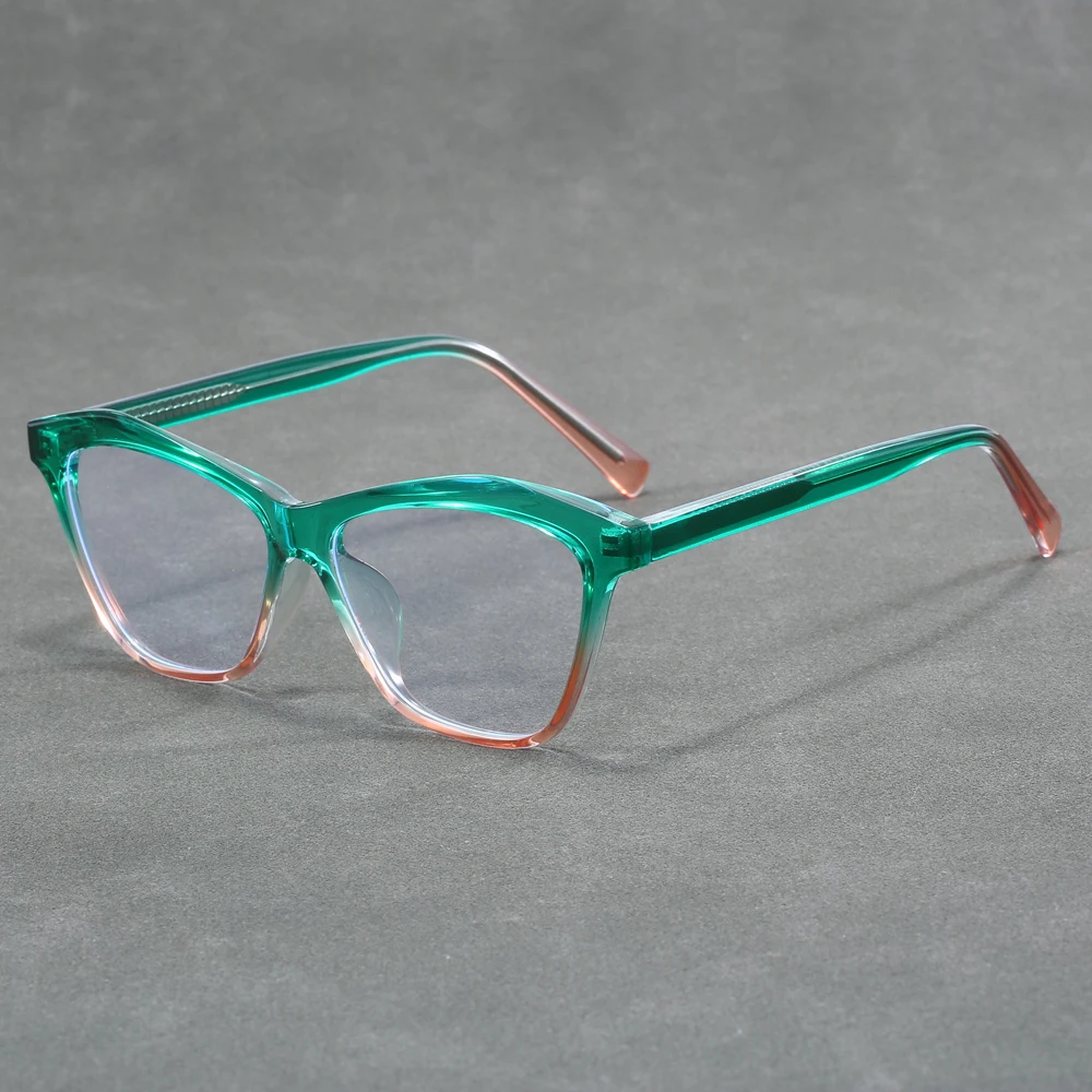 High Quality Vintage Cat Eye Style TR90 Computer Anti Blue Light Optical Eyeglasses Clear Reading Eyewear