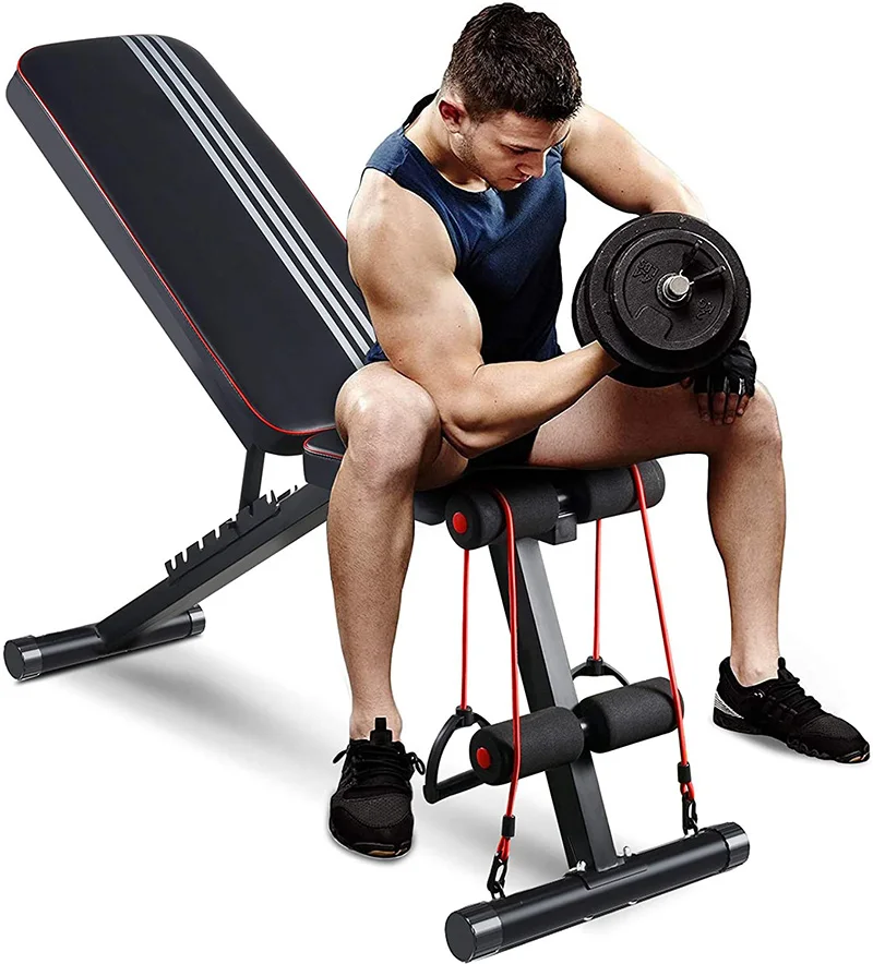 

Adjustable dumbbell Weight Bench, Black