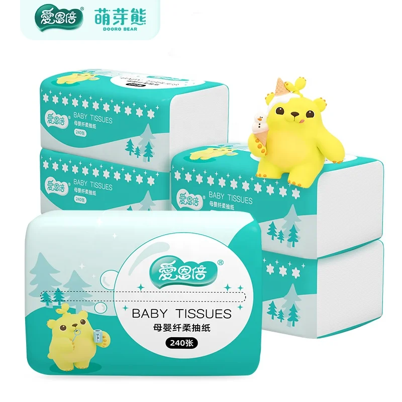 

Wholesale Baby Cotton Facial Tissues Paper Facial Tissue