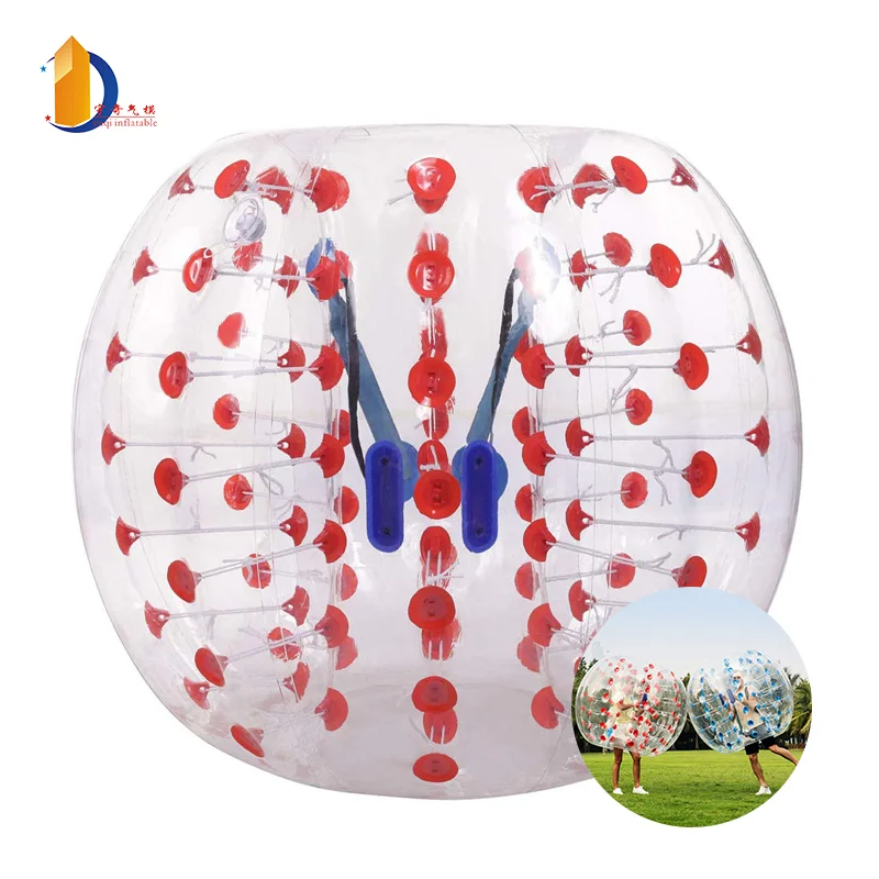 
YUQI Inflatable Bumper Bubble Soccer Ball 0.8mm Eco Friendly PVC Zorb Ball Human Hamster Ball for Adults and Kids 