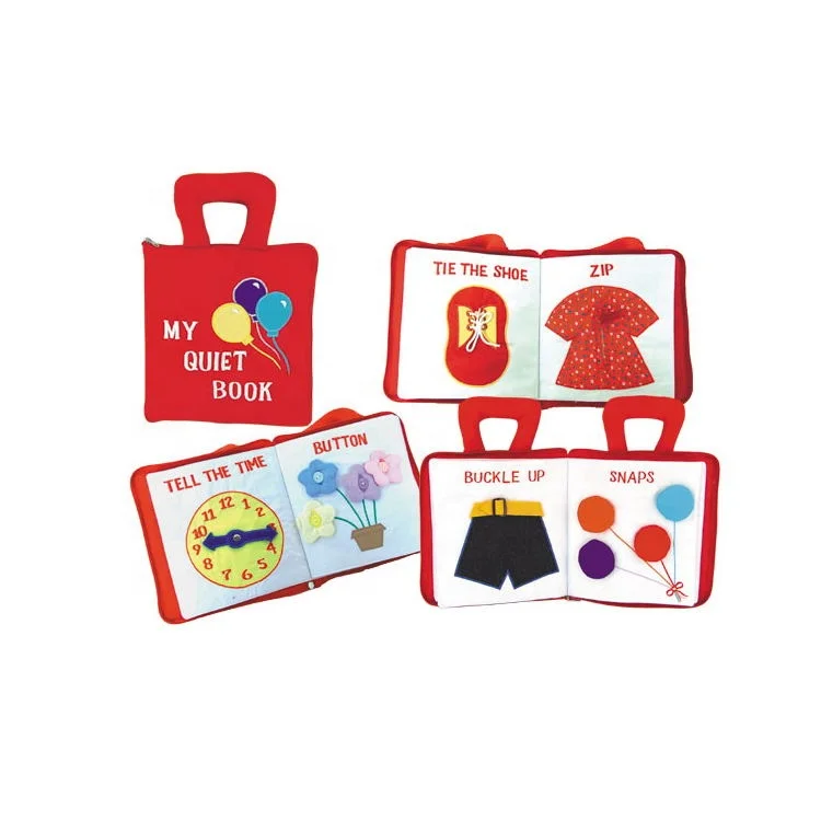 
Baby Educational binding fabric soft cloth quiet book toy 