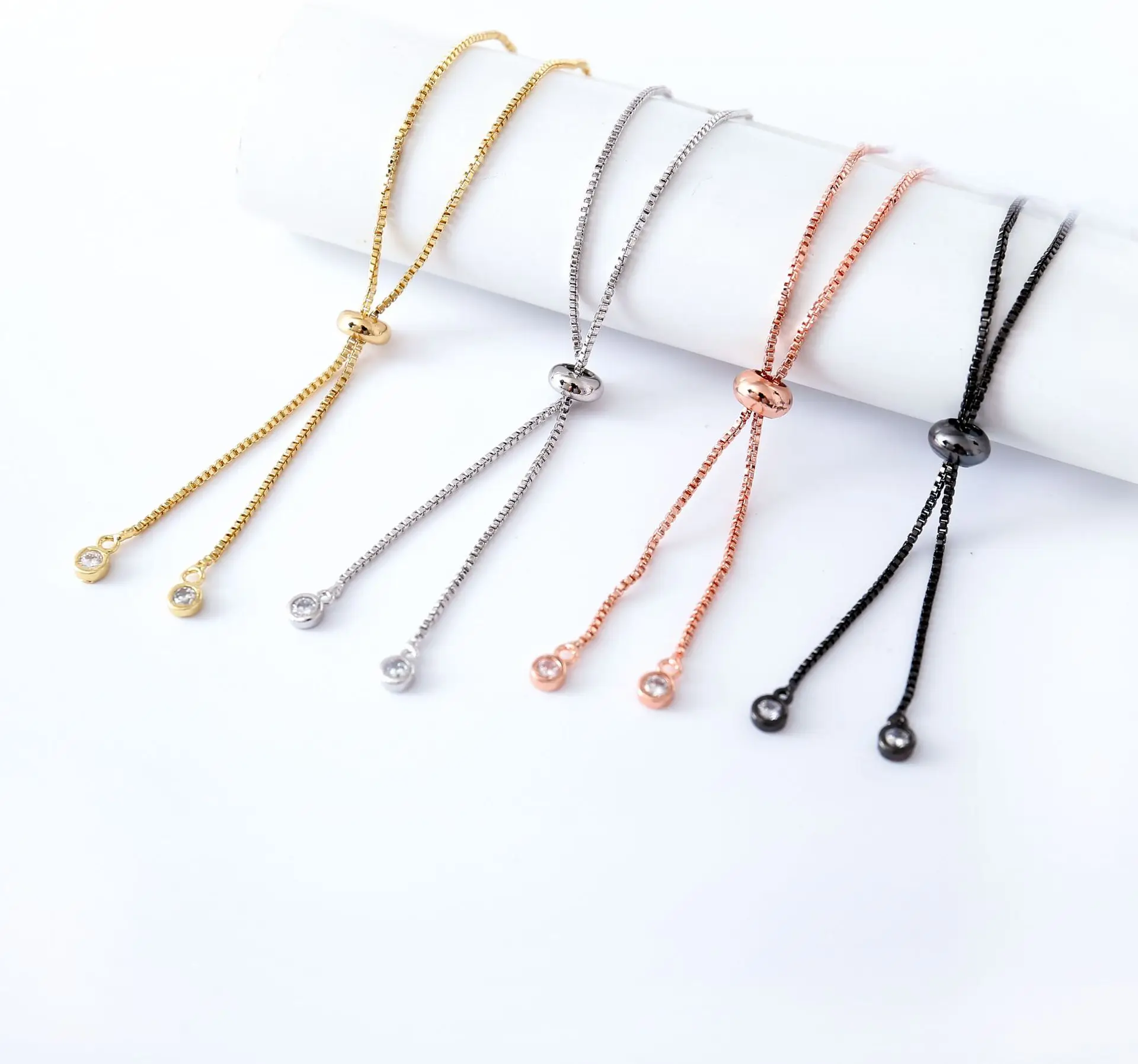 

Hot Sale Simple Fashion cactus Bracelet with Cubic Zirconia Adjustable Bracelet Factory Wholesale, Picture