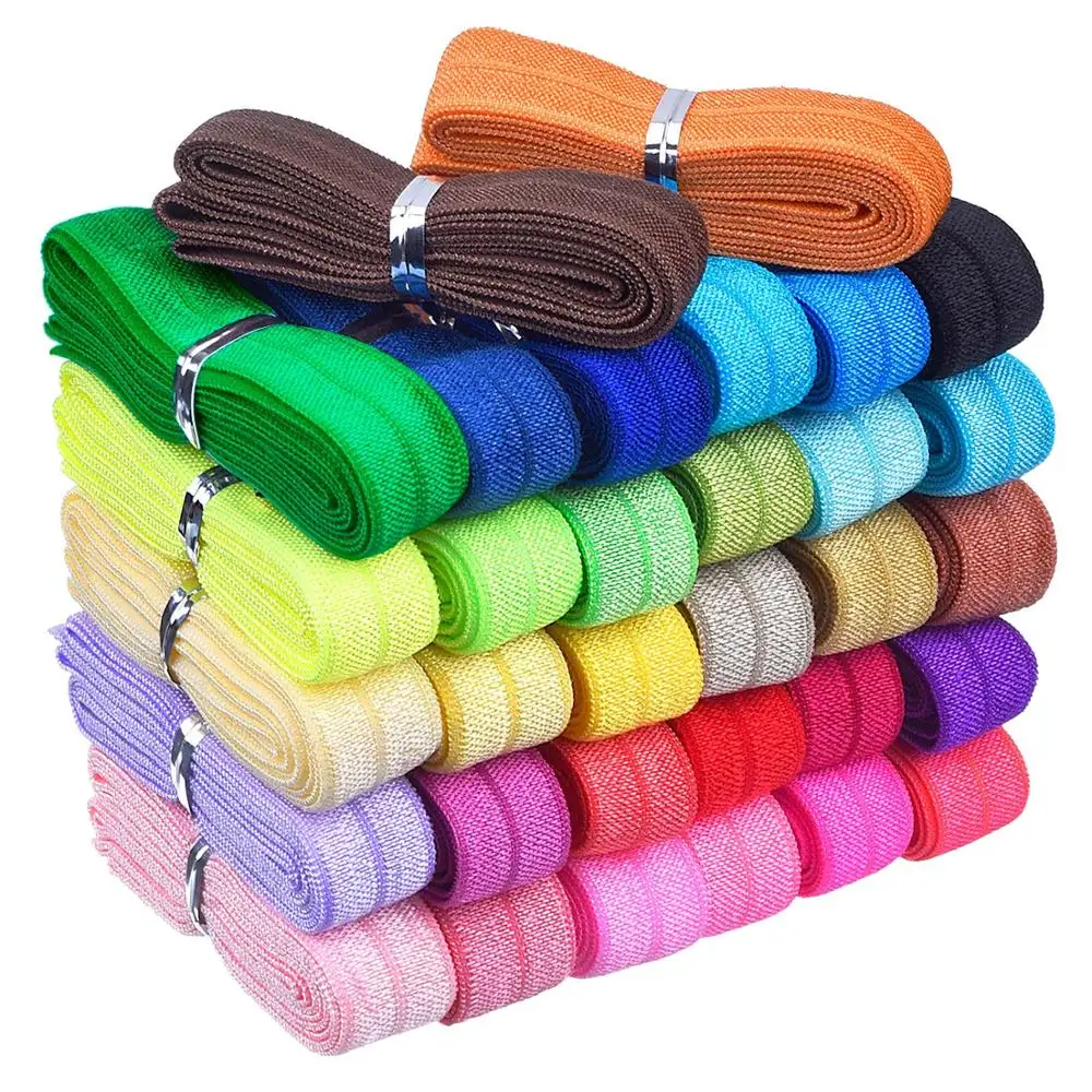 

High quality wholesale custom print fold over elastic T16