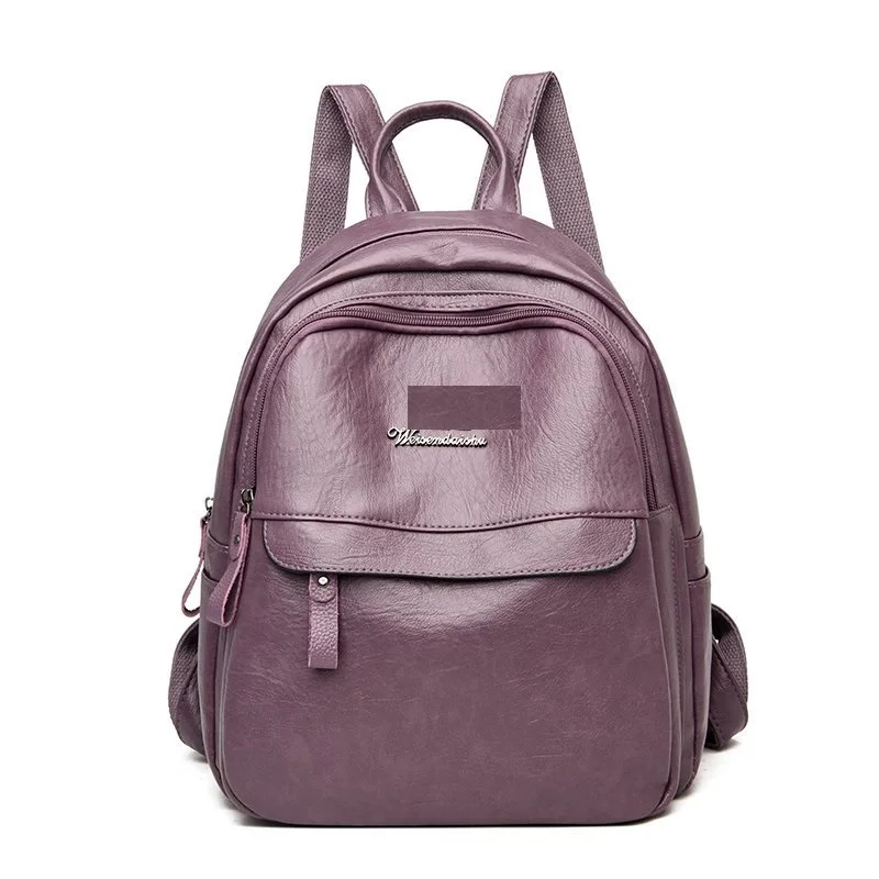 

Leather backpack female bag leather backpack female laptop leather back backpack bag, Many colors