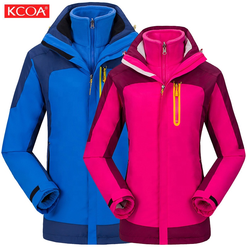 

Wholesale Warm Ski Zipper Up Military Custom Logo 3 in 1 Plus Size Jackets, 16 colors