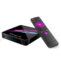 

Asher Top Selling X88 Pro X3 Android 9 8K Resolution Amlogic S905X3 CPU Quad Core 64-bit 5G Wifi 4GB 64GB Set Top Box