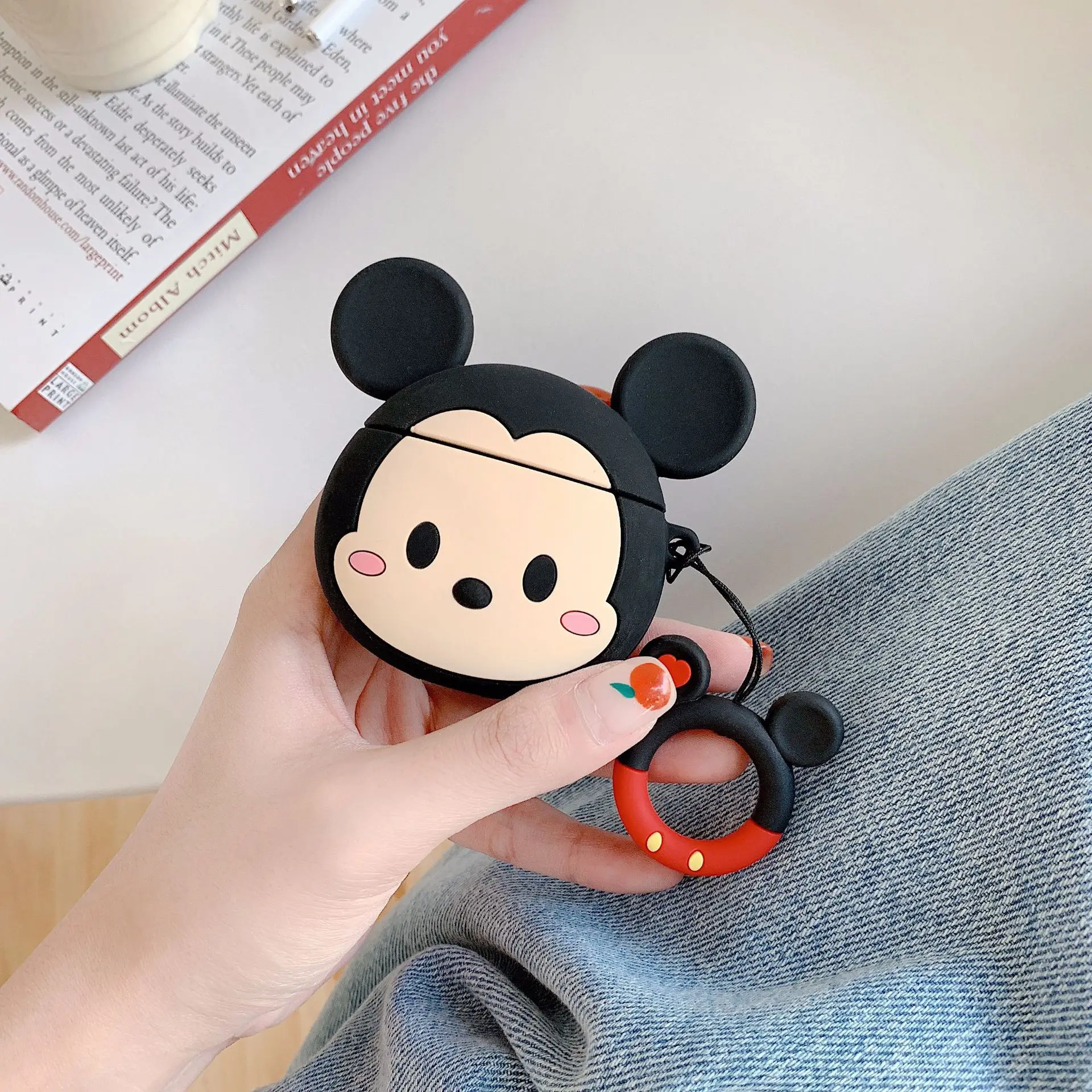 Bluetooth Earphone Case For Airpods 1 2 Cover Bag Silicone 3d Cartoon ...