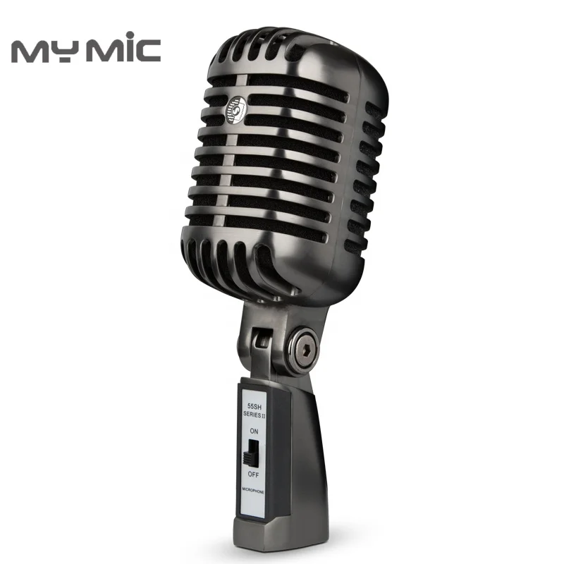 

2019 New model FG02 professional retro condenser recording microphone studio for broadcasting, Gray