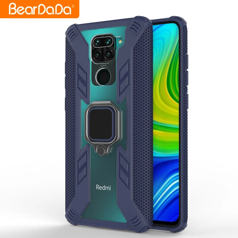 

High quality Shockproof ring holder mobile phone case For xiaomi redmi note 9s