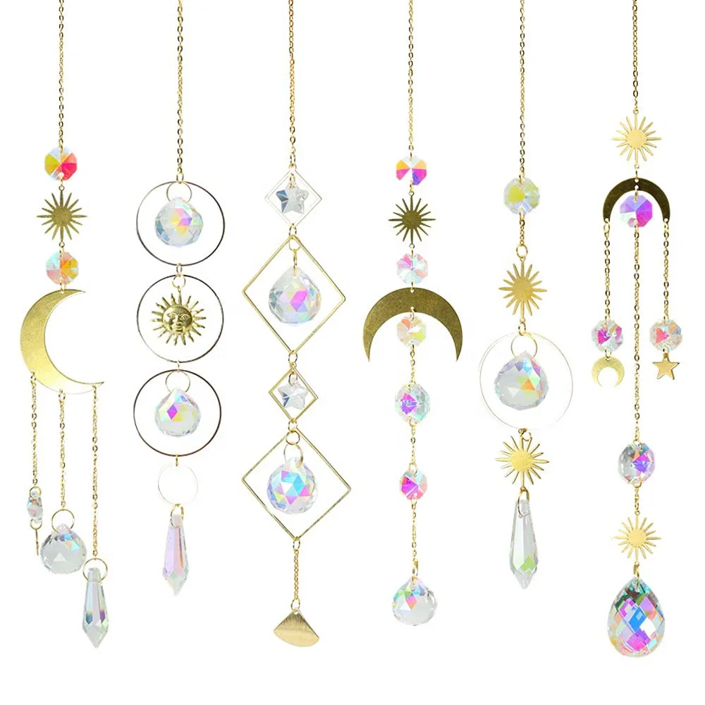 

Suncatcher Crystal Star Diamond Prisms Rainbow Maker for Home Decor