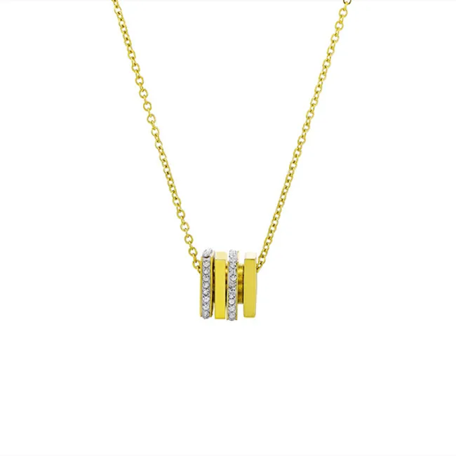 

Silver Square Cubic Zirconia Jewelry Necklace Letter Charms