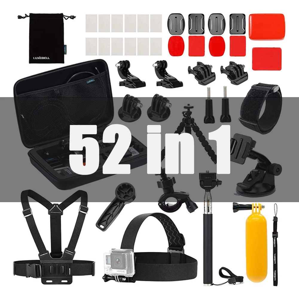 

Hot Sell 52 In 1 Professional Video Action & Sports Photo Other Camera Accessories For Gopro Dji Canon