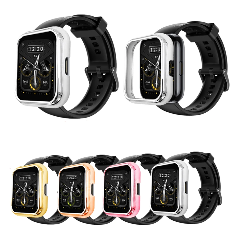 

Pc Protective Case For Realme Watch 2 Pro Smartwatch Cover Protection case Accessories plating metal sense frame shell
