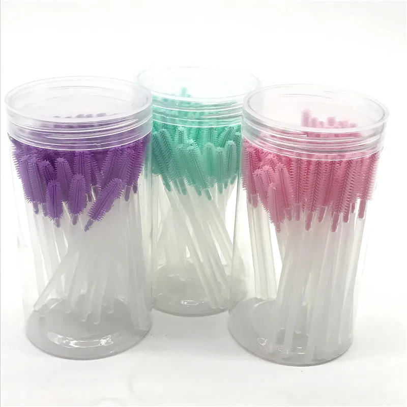 

Private Label Cosmetic Silicone Eyelash Extension Mascara Brush, Eyelash Removing Tools, Customized
