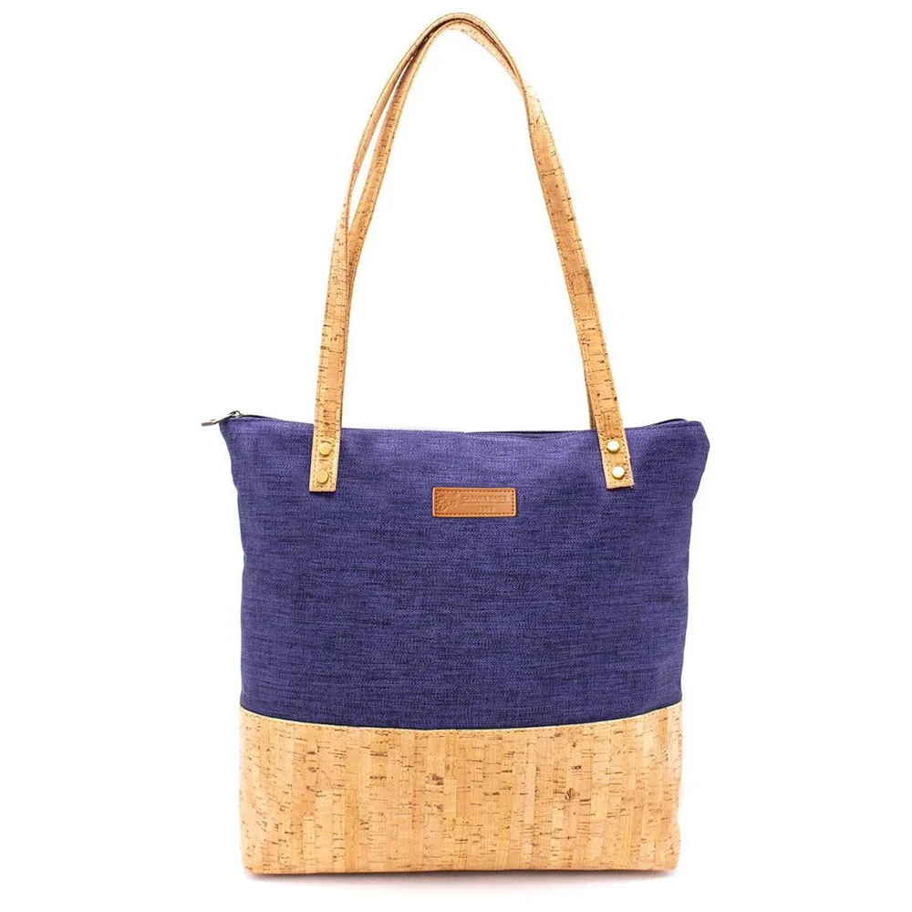 

Fashion New Canvas Cork Tote Bags Renewable Environmental Protection Fashion Large Capacity Popular Tote Bag