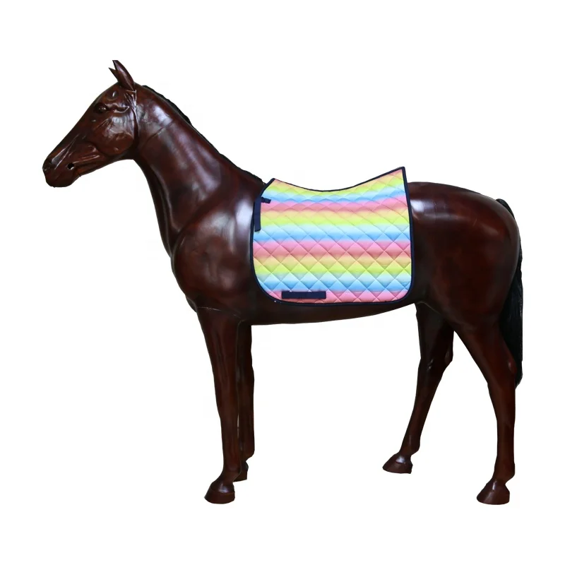 

Horse Equipment Rainbow Saddle Pads Twill Cotton for Horses Pad