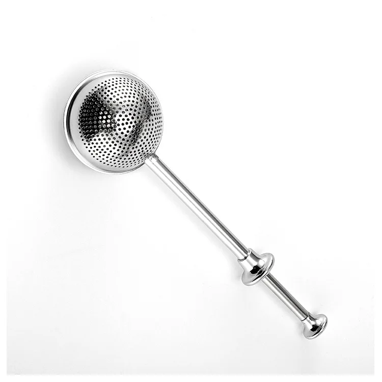 

Wholesale 304 Stainless Steel Ball Shape Tea Strainer Tea Infuser with Handle