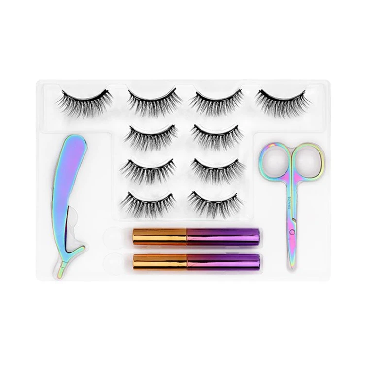 

Cheap Hot Sale Top Quality Wholesale 5 Pair Waterproof Eyelash Private Label 2021 Tube With Box
