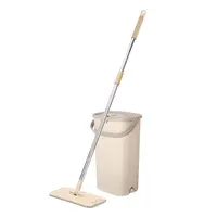 

Houseware Floor Cleaning Flat Mop and Bucket Easy Mop