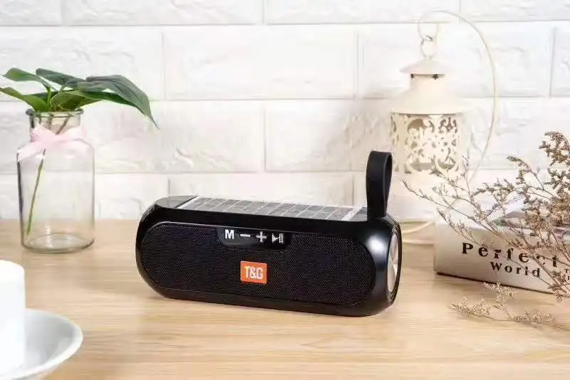 2020 New arrival speaker Solar energy power supply TWS speaker TG182 multi functional wireless TF AUX USB play speaker - ANKUX.COM