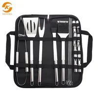 

Outdoor Portable 18PCS Barbecue Accessories BBQ Grill Tools Set With Carry Bag