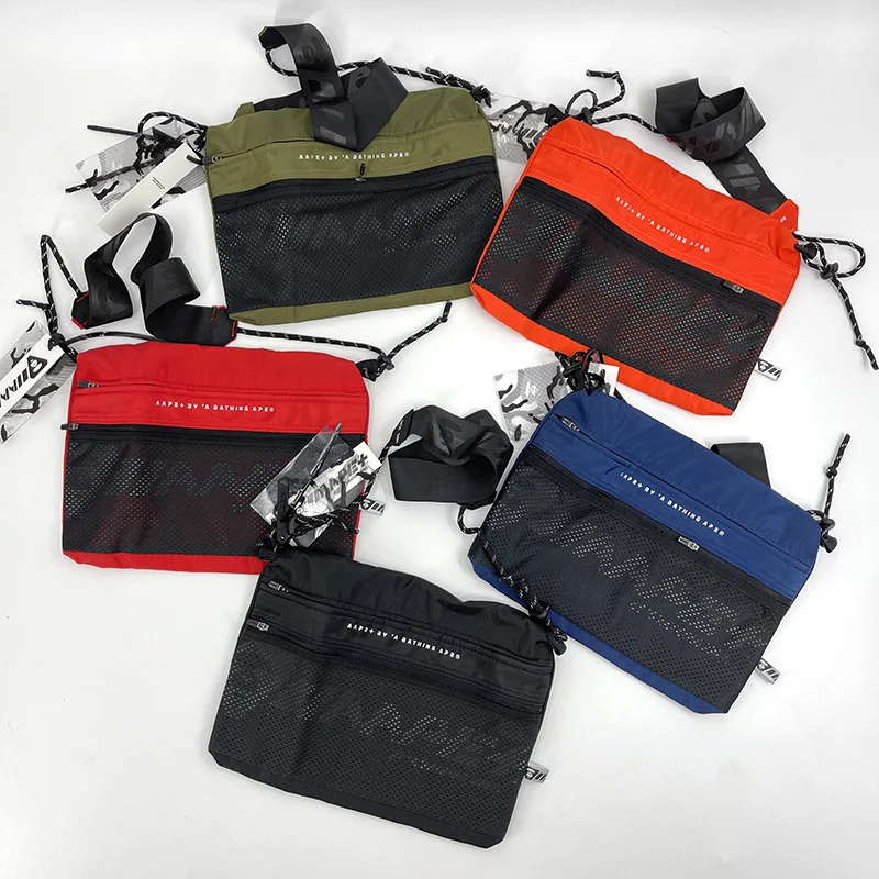 

Fashion Mini Crossbody Bag reflective Shoulder Bag Bape Ultra-thin messenger bag, Customized colors