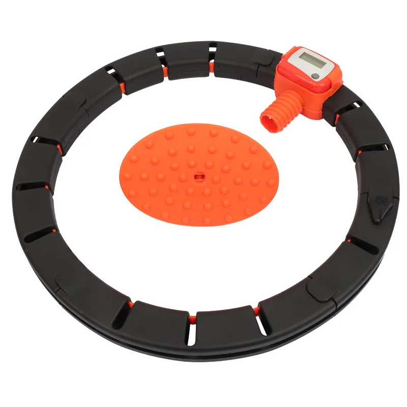 

Non-drop Digital Count Gym Equipment Hoops For Kids, Black,orange