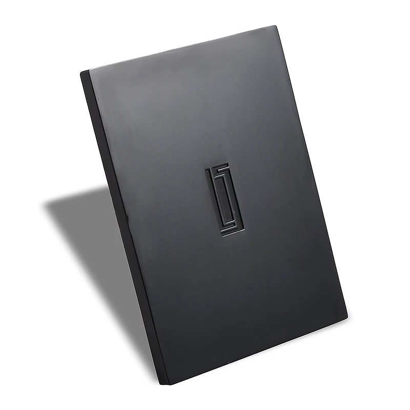 

2020 top sale black color logo emboss plastic compact pocket mirror for custom logo, Customized color