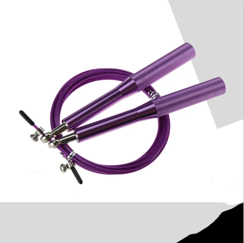 

2020 New Design Oem Athletic Muscle Training Bearings Private Label Fitness Wire Rope Skipping Rope