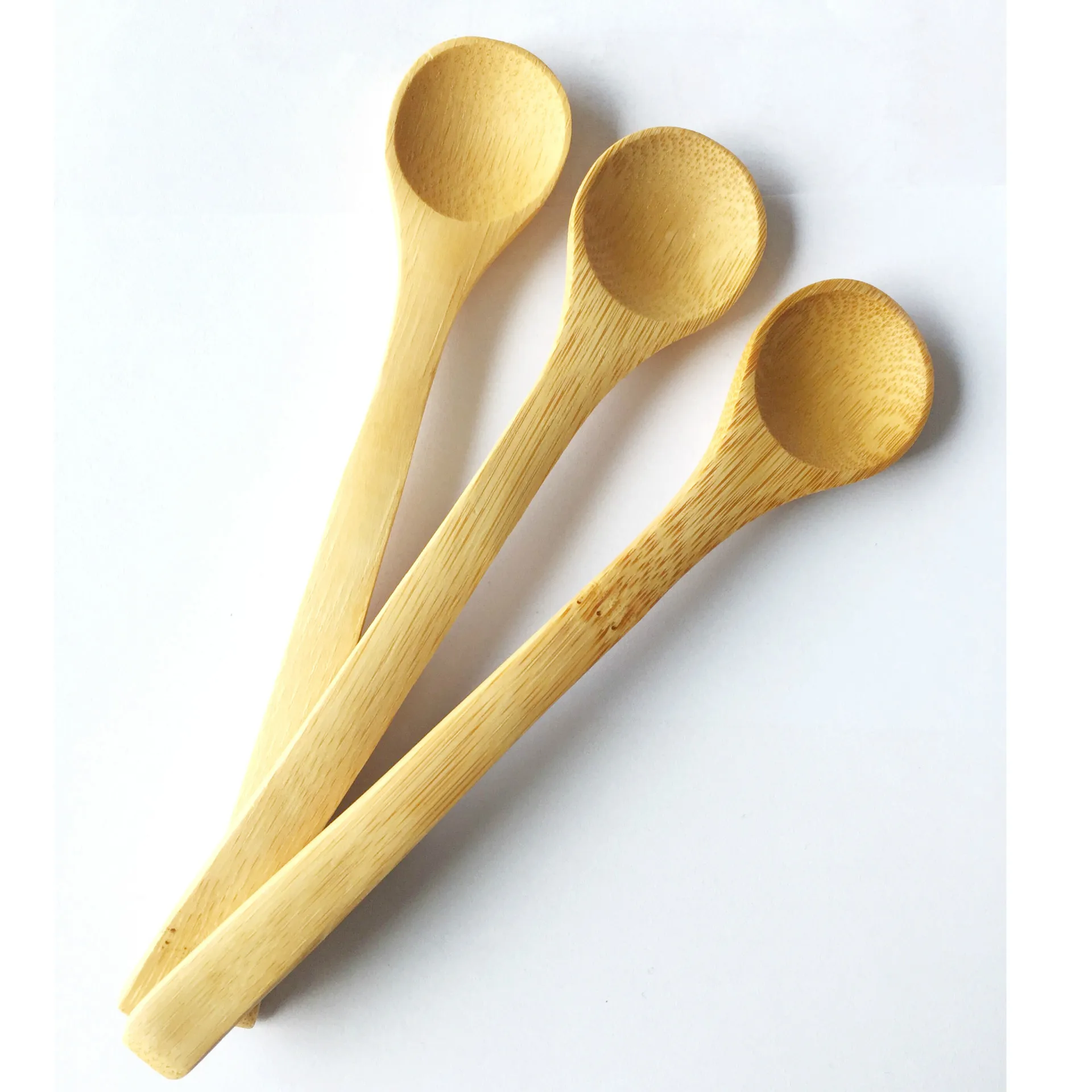 

Small bamboo honey spoon  long wooden coffee spoon
