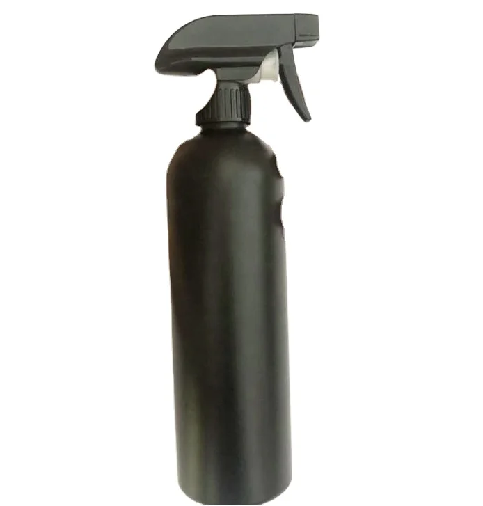 

Hot sale 500ml 16oz HDPE black Plastic Trigger Spray Bottle