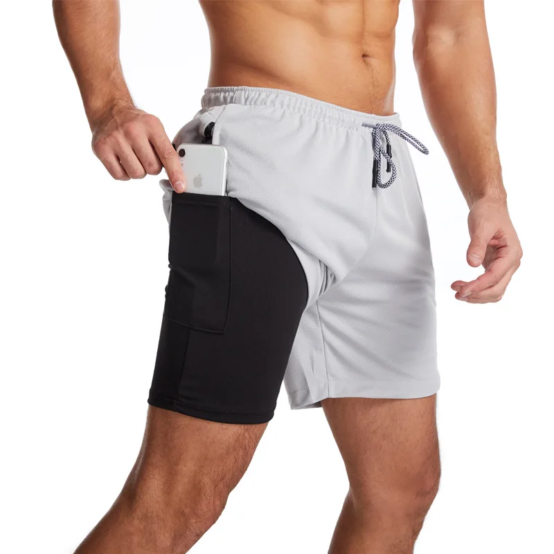 

Wholesale MEN Gym Wear Shorts Mens fitness Workout short Sports Running Shorts Men