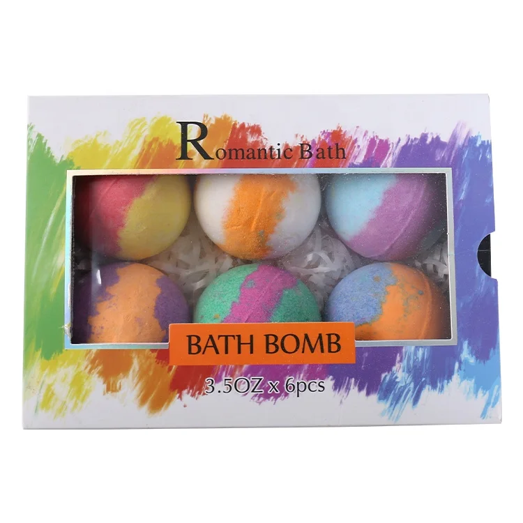 

Mixed color natural Aroma Spa Rich Bubble 100g Vegan Organic Fizzy Bath Bombs, Customized color