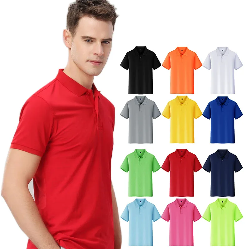 

CT19 high quality wholesale custom men dry fit woman Veracap plain blank polyester polo tee t shirt