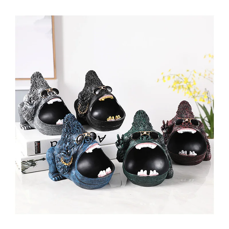 

high quality personalized ash tray creative modern novelty gorilla low price ashtray