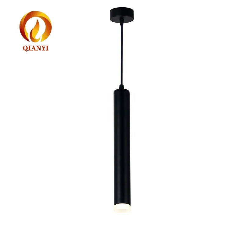 Simple led Pendant Light Long Tube lamp Modern Kitchen Lamp Dining Room Bar Counter Shop hang lamp Cylinder Pipe Pendant Lights